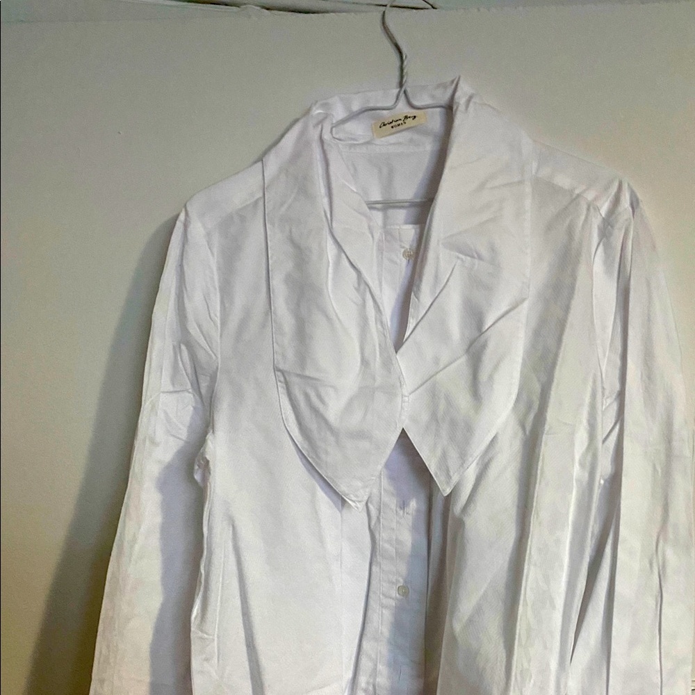 Brand New Never Worn White Blouse Size L Christian Berg